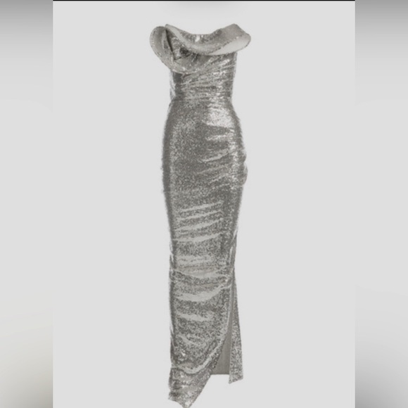 Maticevski Dresses & Skirts - Elegant Silver Sequin Gown